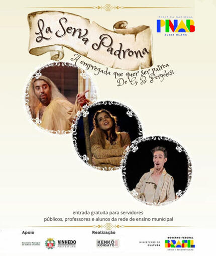 05/09 - 19h00 | ÓPERA: LA SERVA PADRONA