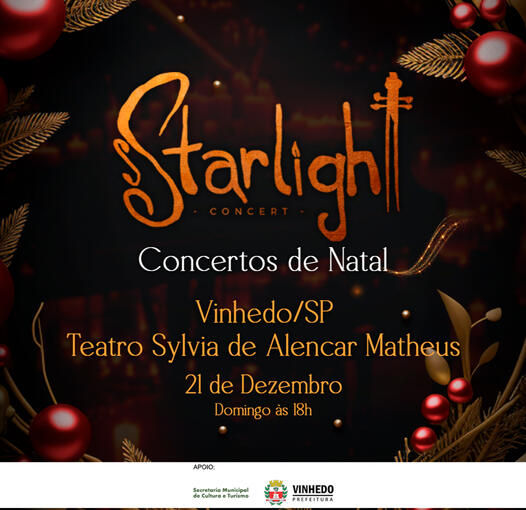 21/12 - 18h | Starlight: Concerto de Natal