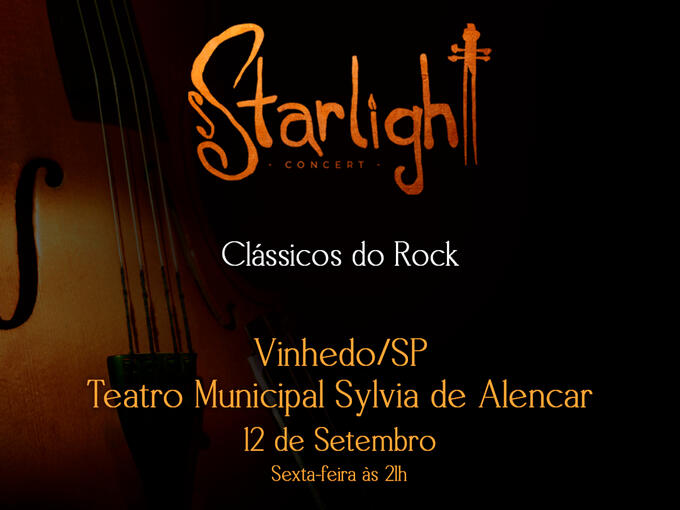 12/09 - 21H | STARLIGHT - CLÁSSICOS DO ROCK